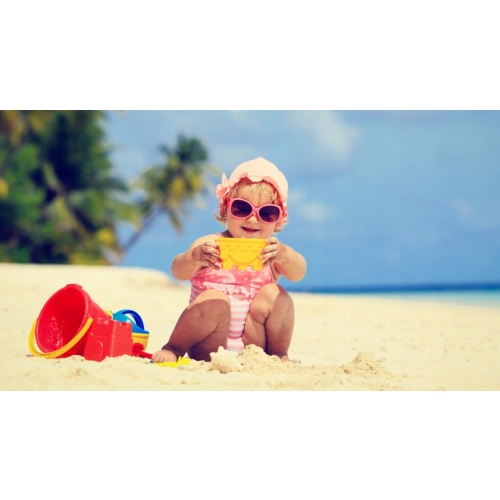 ZESTAW ZABAWEK PLAŻOWYCH DLA DZIECI 5e WIADERKO 38 PREZENT FREE & EASY