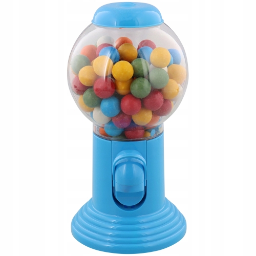 DYSTRYBUTOR DOZOWNIK AUTOMAT 300 gram GUM DO ŻUCIA GUMA BALONOWA niebieski