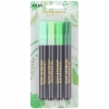 PISAKI AKWARELOWE PĘDZELKOWE 4szt zielone 4 mm 47 Avec Akcesoria Plastyczne