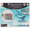 PISAKI MARKERY PODWÓJNE ALKOHOLOWE TWINMARKERS 3 Sztuki FIOLETY 150 149