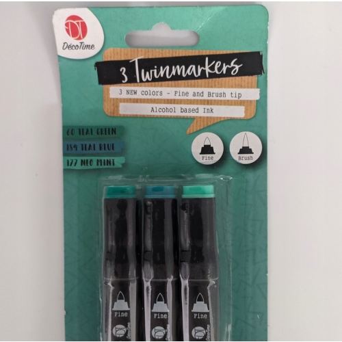 PISAKI MARKERY PODWÓJNE ALKOHOLOWE TWINMARKERS 3 Sztuki 60 177