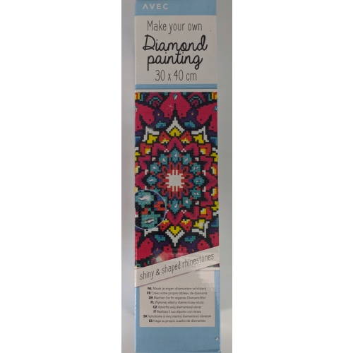 Mozaika wyszywanie HAFT DIAMENTOWY 30x40 MANDALA