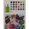 Mozaika Obraz wyszywanie HAFT DIAMENTOWY ARKUSZ 30x40 MOTYLE 04