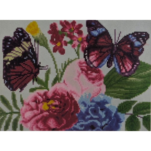 Mozaika Obraz wyszywanie HAFT DIAMENTOWY ARKUSZ 30x40 MOTYLE 04