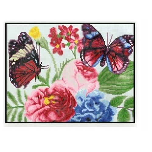 Mozaika Obraz wyszywanie HAFT DIAMENTOWY ARKUSZ 30x40 MOTYLE 04