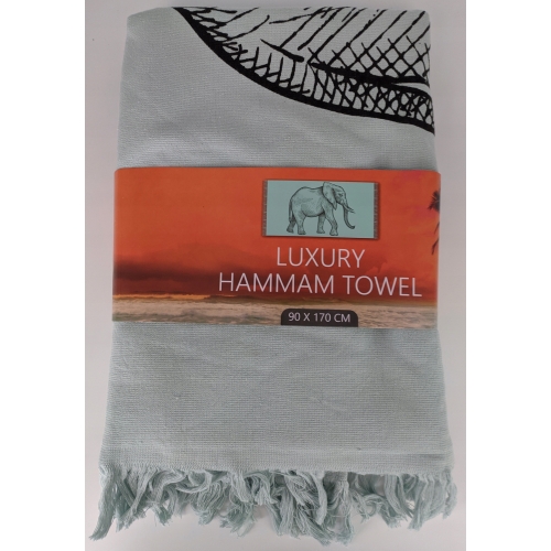 RĘCZNIK PLAŻOWY 90 x 170 cm BAWEŁNIANY LUXURY HAMMAM TOWEL SAUNA BASEN 157