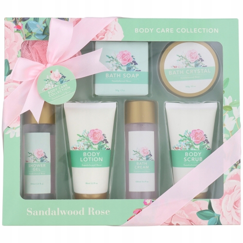 ZESTAW KOSMETYKÓW KĄPIEL DRZEWO SANDAŁOWE RÓŻA 866 Body Care Collection