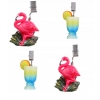 Obciążniki ciężarki klipsy do obrusu 4 sztuki FLAMING DRINK