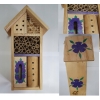 BUDKA LĘGOWA DOMEK HOTEL DLA OWADÓW MOTYLI Wym.3,5 cmx26cmx8,5cm MIX kolorów