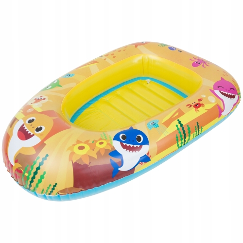 MATERAC PONTON BABY SHARK DLA DZIECI 100 cm CS BASEN JEZIORO WODA 02