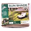 ŻAGIEL PARASOL OGRODOWY PRZECIWSŁONECZNY TARAS OGRÓD 3,6m x 3,6m beż