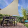ŻAGIEL PARASOL OGRODOWY PRZECIWSŁONECZNY TARAS OGRÓD 3,6m x 3,6m beż