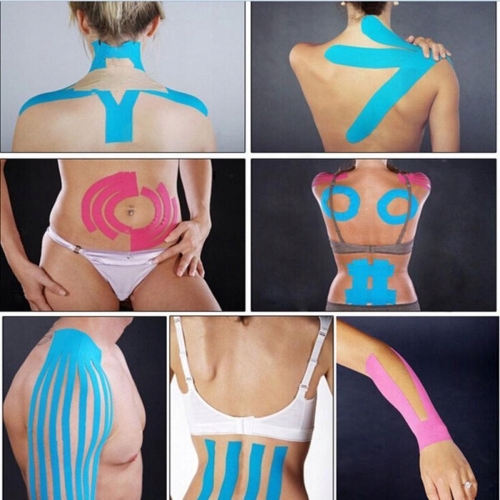 KINESIOTAPING TEJP TAŚMA KINEZJOLOGICZNA NIEBIE 5m