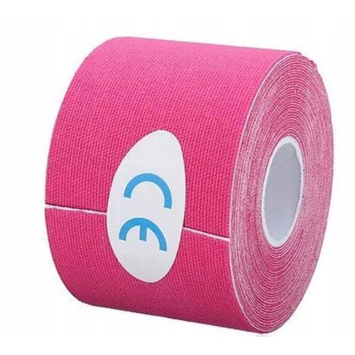 KINESIOTAPING TEJP TAŚMA KINEZJOLOGICZNA DO TAPINGU RÓŻOWA długa 5metrów
