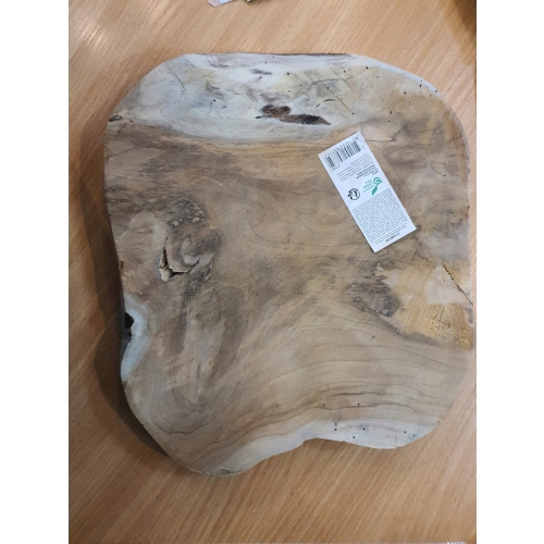 TACA DESKA OZDOBNA DREWNO TEKOWE 33 x 3 cm 52 DEKORACJA HOME