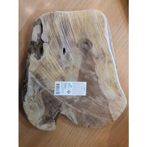 TACA DESKA OZDOBNA DREWNO TEKOWE 33 x 3 cm 52 DEKORACJA HOME