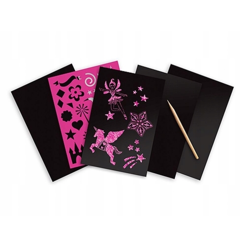 MAGICZNY ZESTAW ZDRAPKA WYDRAPYWANKA MIX 4 BLOKI ZESTAW Rainbow Art