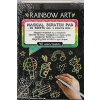 MAGICZNE BLOKI WYDRAPYWANKA ZDRAPKA HOLO + RAINBOW ART 2 BLOKI zestaw