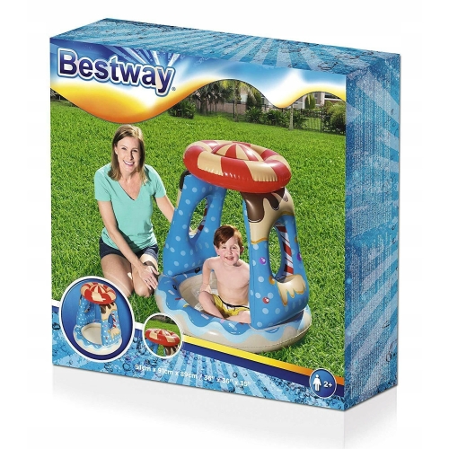 BASEN GRZYBEK BESTWAY MINI DOMEK Z DASZKIEM DLA DZIECI 91x91x89 52270