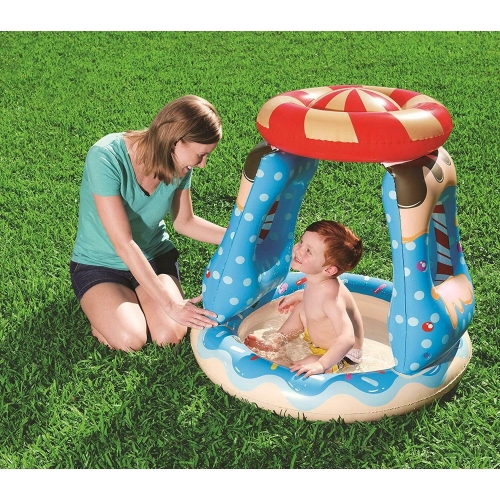 BASEN GRZYBEK BESTWAY MINI DOMEK Z DASZKIEM DLA DZIECI 91x91x89 52270