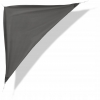 ŻAGIEL PARASOL OGRODOWY PRZECIWSŁONECZNY 5 m x 5 m GRAFIT Trójkąt