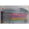 ZESTAW 6 SZYDEŁEK W ETUI 2.0 2.5 3.0 4.0 5.0 6.0 DECOTIME Różne kolory