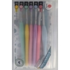 ZESTAW 6 SZYDEŁEK W ETUI 2.0 2.5 3.0 4.0 5.0 6.0 DECOTIME Różne kolory