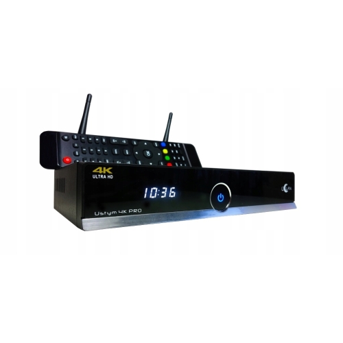 Tuner ENIGMA2 uClan Ustym 4K PRO UHD 2 x głowica DVB-S2X ENIGMA2 oscam TWIN