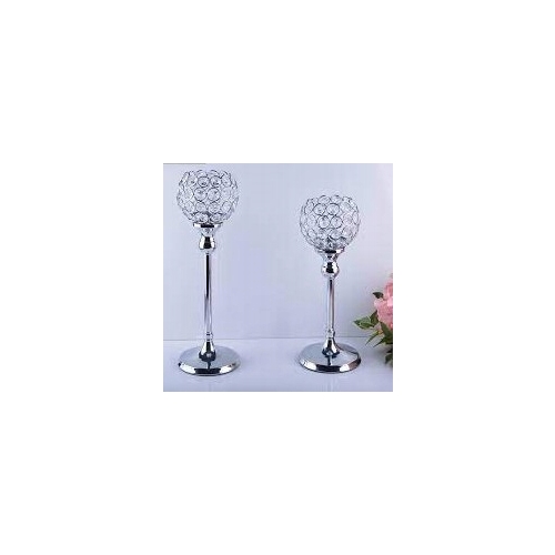 KRYSZTAŁOWY ŚWIECZNIK NA PODGRZEWACZE GLAMOUR DEKORACJA HOME 36,5CM 895