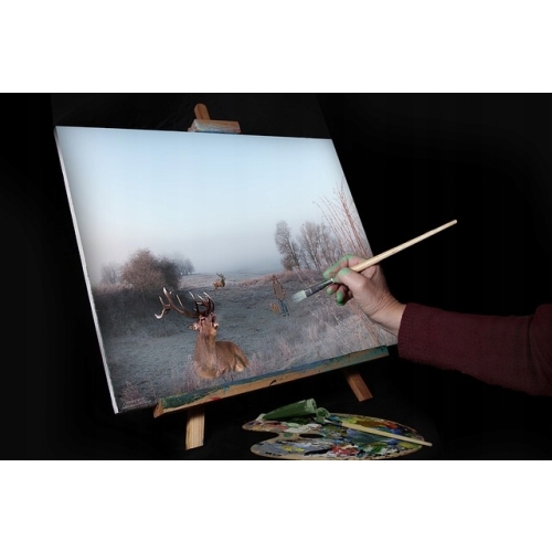 PĘDZLE PŁASKIE DO FARB OLEJNYCH GLITTER 7 SZTUK DUŻY ZESTAW Faber-castell