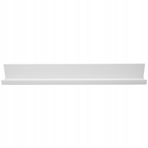 PÓŁKA NA ZDJĘCIA DEKORACYJNA CZARNA PŁYTA MDF 58 X 6 X 6,8 CM 605