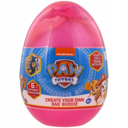 PSI PATROL PLUSZOWA FIGURKA ZRÓB TO SAM W JAJKU 17 cm RÓŻOWA SKYE