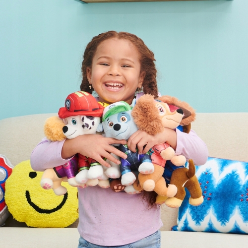 PSI PATROL PLUSZOWA FIGURKA ZRÓB TO SAM W JAJKU 17 cm RÓŻOWA SKYE