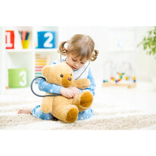 KLOCKI EDUKACYJNE firma MINI MATTERS MAŁY LEKARZ DOKTOR AKCESORIA DREWNIANE