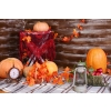 DYNIE 10 X LED GIRLANDA SUPER JESIEŃ HALLOWEN 30cm na baterie dekoracja 80
