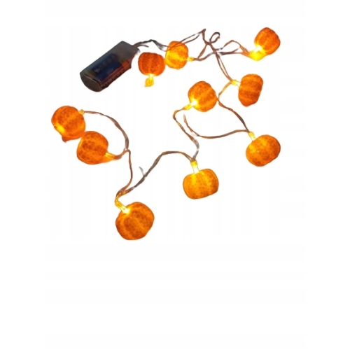 DYNIE 10 X LED GIRLANDA SUPER JESIEŃ HALLOWEN 30cm na baterie dekoracja 80