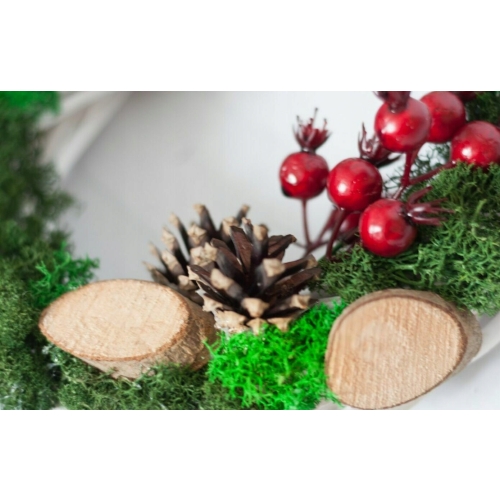 SZYSZKI BIAŁE NATURALNA SUPER DEKORACJA BIELONE DO STROIKU finest nature 91