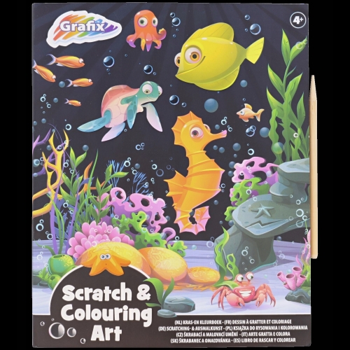 KOLOROWANKA ZDRAPKA WYDRAPYWANKA MAGIC BOOK PIRAT 24 SZTUKI GRAFIX 052