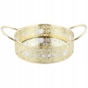 TACKA PATERA DEKORACYJNA Z LUSTRZANYM DNEM ZLOTA Home Accents GOLD 11 cm