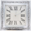 ZEGAR ŚCIENNY DIAMENTOWY SZYK GLAMOUR Wall Clock NOWOŚĆ WYM. 34x34xm