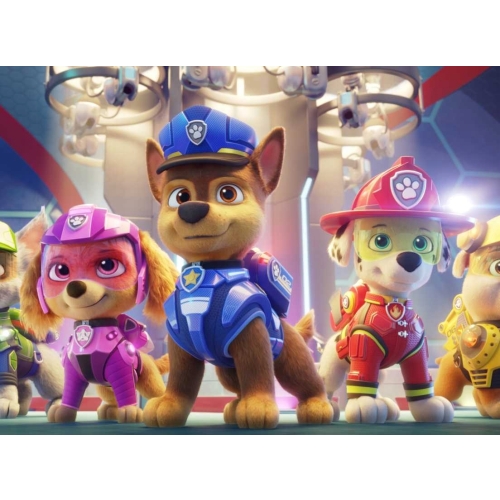 PUZZLE PSI PATROL PODWÓJNY NADRUK 50 ELEMENTÓW PREZENT Nickelodeon 133