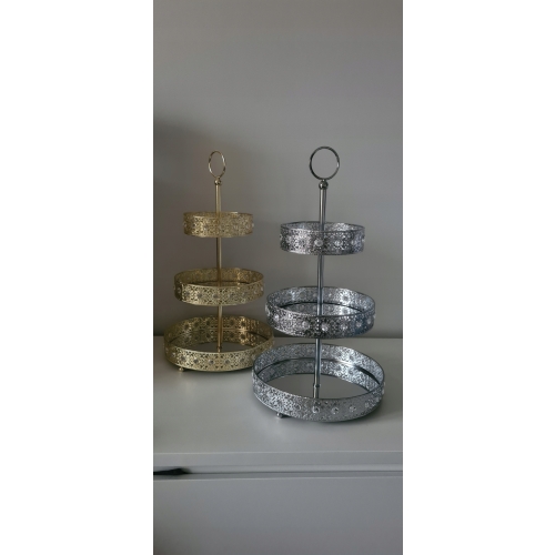 PATERA 3 POZIOMOWA Z KAMIENIA ŁUPKOWEGO 28 x 35 CM DO SERWOWANIA PRZEKĄSEK