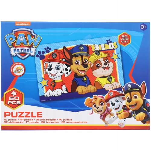 PUZZLE PSI PATROL PODWÓJNY NADRUK 99 ELEMENTÓW PREZENT Nickelodeon