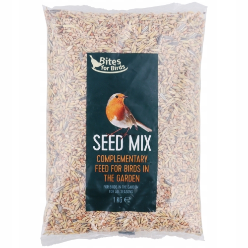 NASIONA KARMA DLA PTAKÓW OGRODOWYCH MIESZANKA 1KG 5010 BITES FOR BIRDS