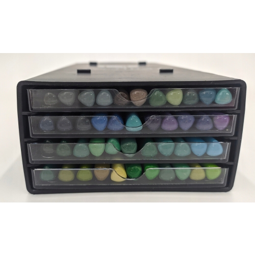 KREDKI OŁÓWKOWE sorter zestaw 44 sztuk SORTER DecoTray 78 mix kolorów