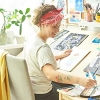 PROFESJONALNE KREDKI OŁÓWKOWE 46 SZT + ETUI MAGNETYCZNE CRAFT SENSATIONS