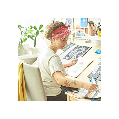 PROFESJONALNE KREDKI OŁÓWKOWE 46 SZT + ETUI MAGNETYCZNE CRAFT SENSATIONS