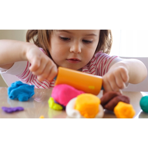 CIASTOLINA PLAY DOH 168 GR NIEBIESKI CZERWONY REKIN DLA DZIECI NA PREZENT
