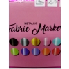 MARKERY DO MALOWANIA TKANIN KOLORY METALICZNE 10 SZT CRAFT UNIVERSE PINK