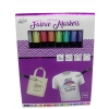 MARKERY DO MALOWANIA TKANIN KOLORY METALICZNE 10 SZT CRAFT UNIVERSE PINK